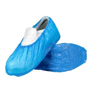 Blue shoe covers