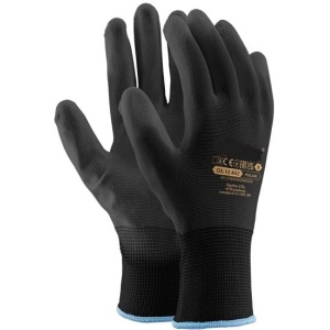 PU black work gloves